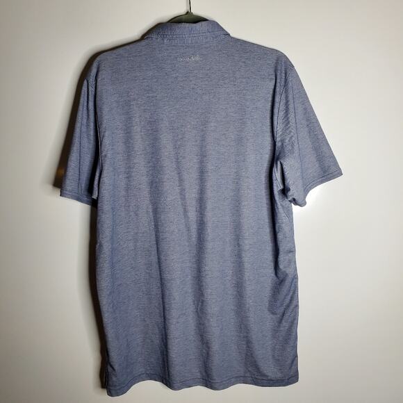 Travis Mathew blue lightweight polo shirt Size Large Great condition - Picture 11 of 11